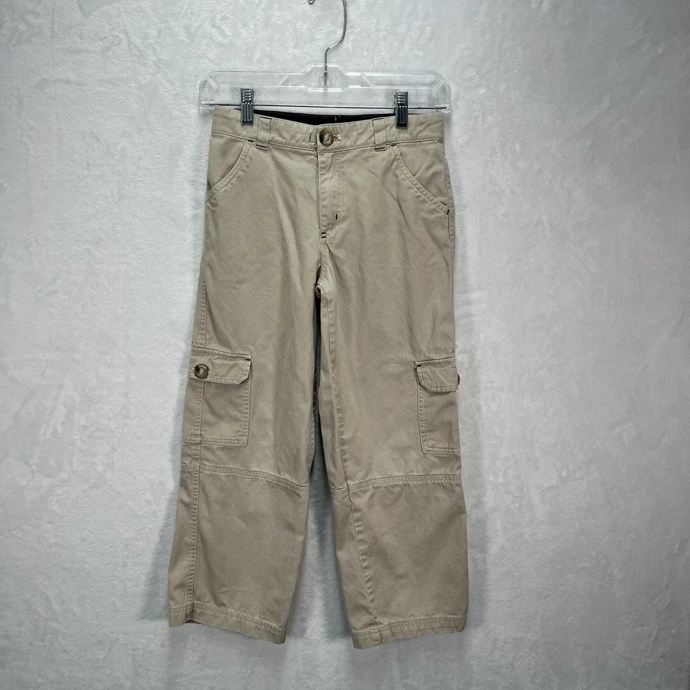 Gymboree Cargo Khaki Pants Boys 8 School Uniform Basics Outdoors